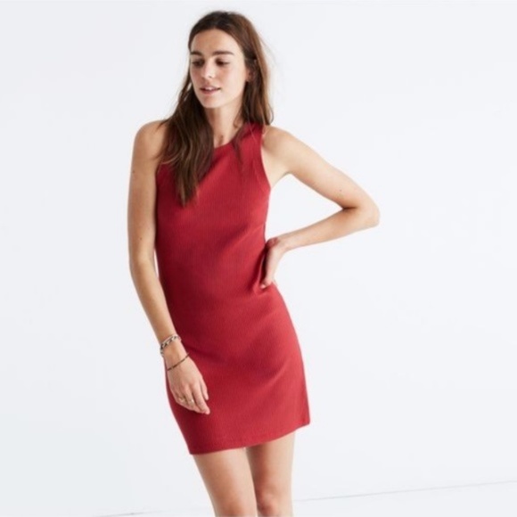 Madewell Ribbed Tank Dress - Picture 1 of 3